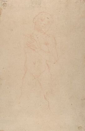 Allegorical Figure of Purity with a Unicorn and Putto