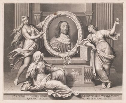 Allegorical portrait of Guillaume de Lamoignon (1664)