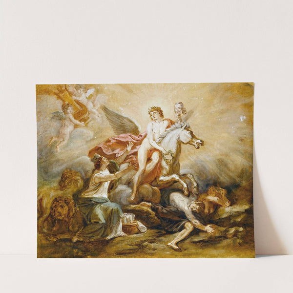 Allégorie à la gloire de Voltaire by Robert-Guillaume Dardel
