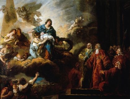 Allégorie de la naissance du dauphin, le 22 octobre 1781