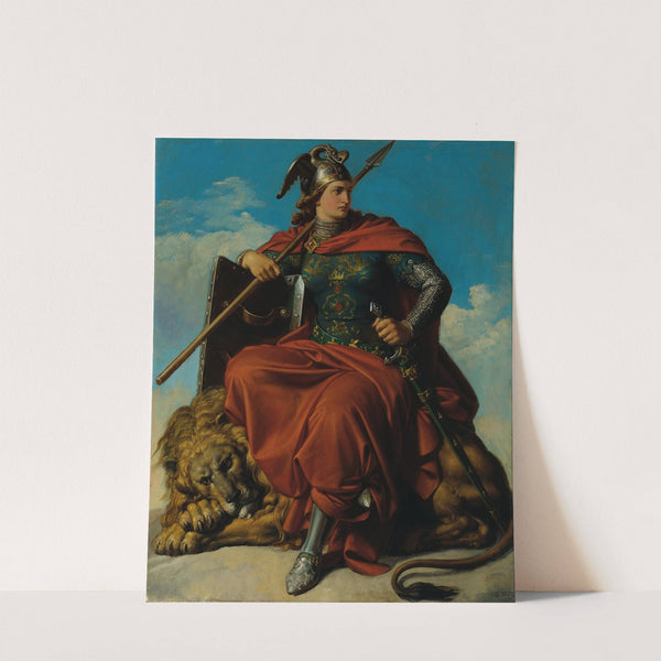 Allegorie Der Tapferkeitt (1859) by Karl von Blaas