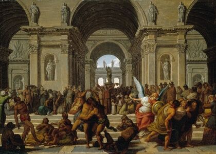 AllÃ©gorie , Les peuples du monde rendant hommage Ã  l’Ãtre suprÃªme
