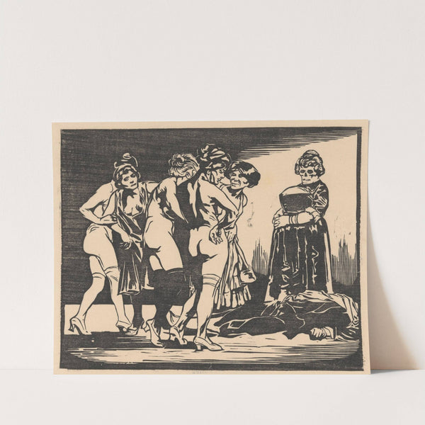 Allegorie op de onkuisheid (1881-1934) by Johannes Josephus Aarts