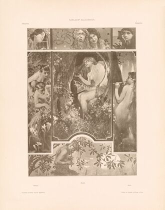 Allegorien, neue Folge Pl.045 (1900) — size preview