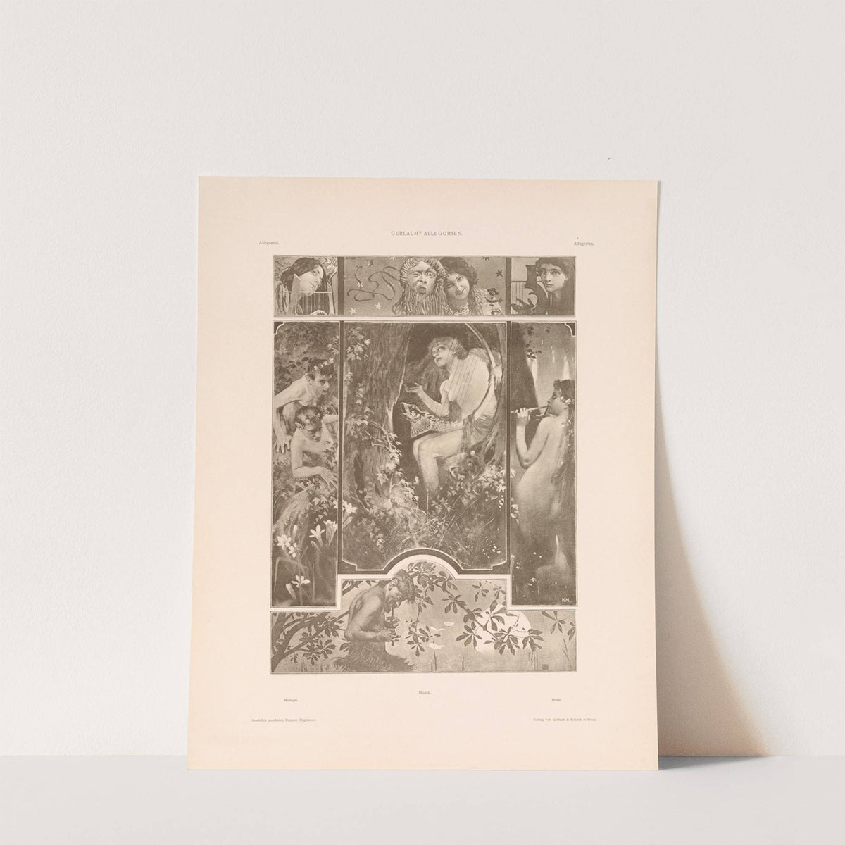 Allegorien, neue Folge Pl.045 (1900) by Martin Gerlach
