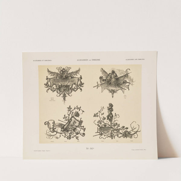 Allegorien und Embleme Vol. I Pl.076 (1882) by Albert Ilg