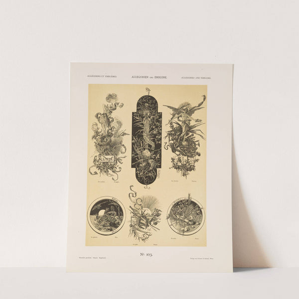Allegorien und Embleme Vol. I Pl.121 by Albert Ilg