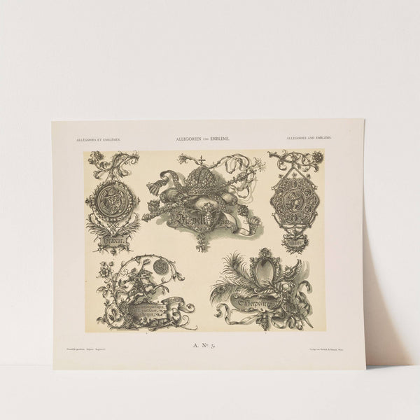 Allegorien und Embleme Vol. II Pl.005 by Albert Ilg