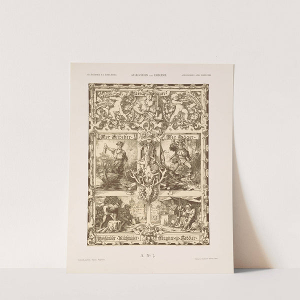 Allegorien und Embleme Vol. II Pl.007 (1882) by Albert Ilg