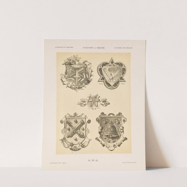 Allegorien und Embleme Vol. II Pl.016 (1882) by Albert Ilg