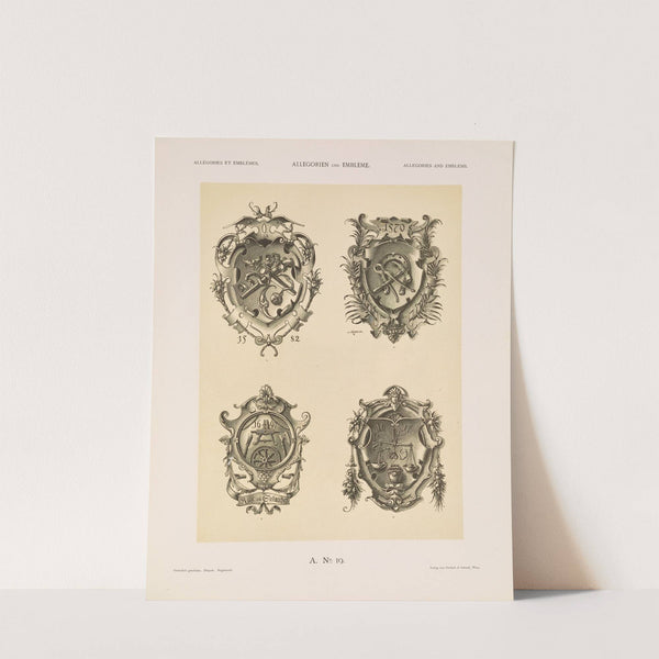 Allegorien und Embleme Vol. II Pl.020 (1882) by Albert Ilg