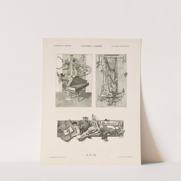 Allegorien und Embleme Vol. II Pl.074 by Albert Ilg