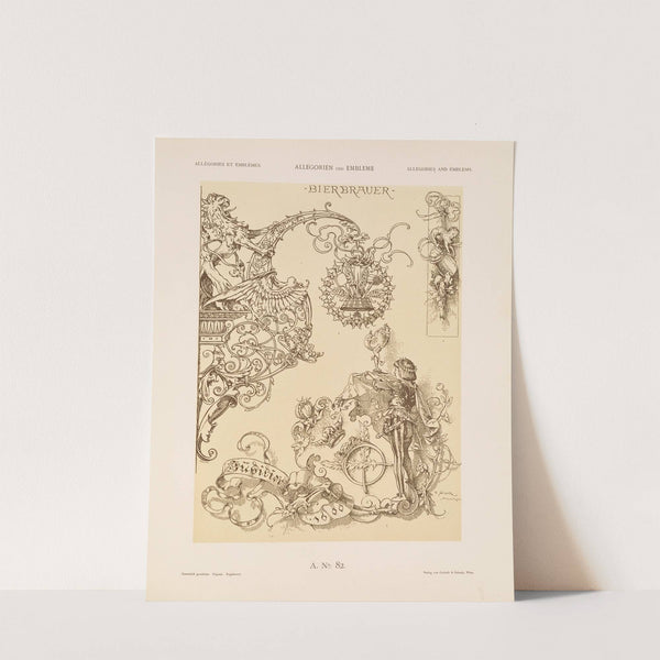 Allegorien und Embleme Vol. II Pl.092 by Albert Ilg