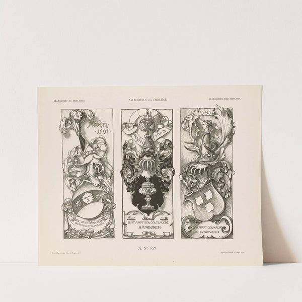 Allegorien und Embleme Vol. II Pl.117 (1882) by Albert Ilg