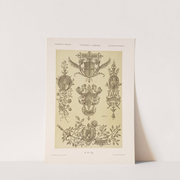 Allegorien und Embleme Vol. II Pl.144 (1882) by Albert Ilg