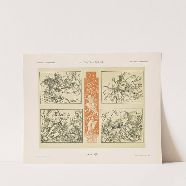 Allegorien und Embleme Vol. II Pl.147 by Albert Ilg