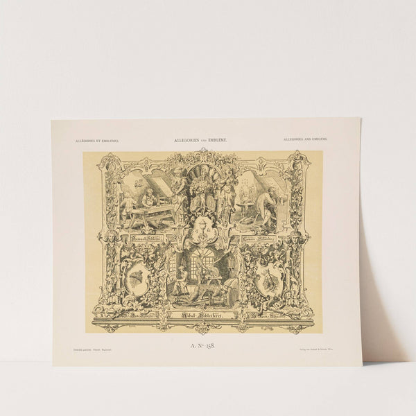 Allegorien und Embleme Vol. II Pl.170 (1882) by Albert Ilg