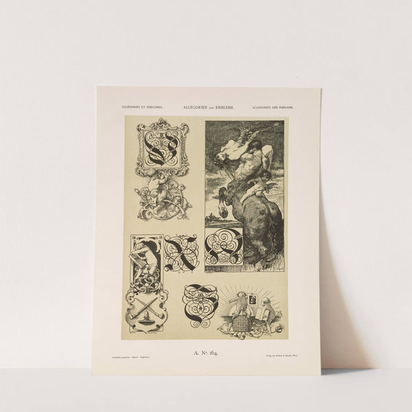 Allegorien und Embleme Vol. II Pl.176 (1882) by Albert Ilg