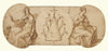 Allegories of Faith and Hope, Flanking the Zuccaro Emblem (1595)