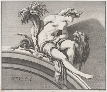 Allegory of Africa, from the Four Continents (1730–71)