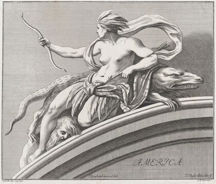 Allegory of America, from the Four Continents (1732)