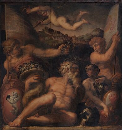 Allegory of Cortona and Montepulciano (1563 - 1565)