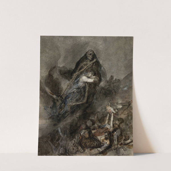 Allegory of Death by Clément-Auguste Andrieux