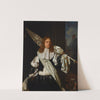 Allegory of enthroned injustice by Ary de Vois