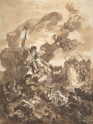 Allegory of Fishery; Neptune and Amphitrite