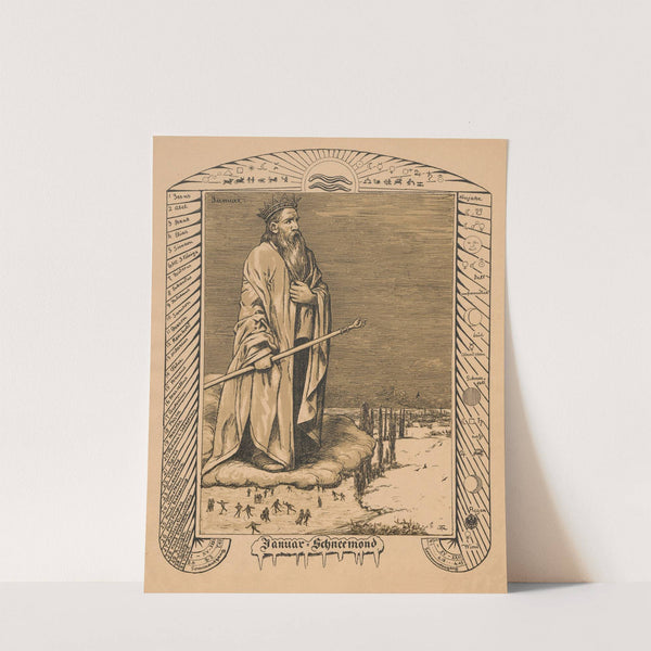 Allegory of January (1881-1901) by Hans Thoma