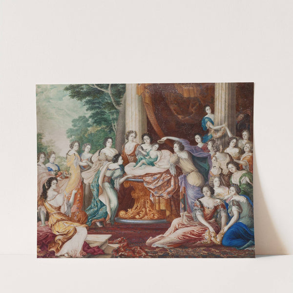 Allegory of King Karl XII&#039;s birthday by David Klöcker Ehrenstrahl