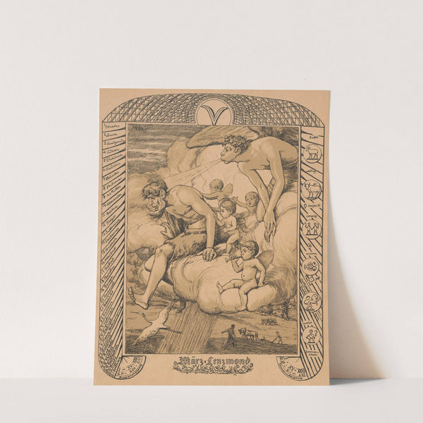 Allegory of March (1881-1901) by Hans Thoma