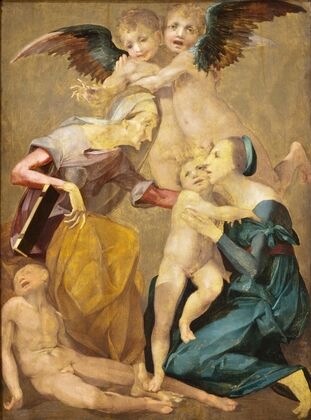 Allegory of Salvation with the Virgin and Christ Child, St. Elizabeth, the Young St. John the Baptist and Two Angels