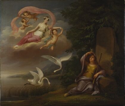 Allegory of the arrival of Crown Princess Josefina in Sweden