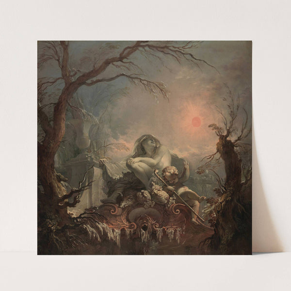 Allegory of Winter by Jacques De La Joue The Younger