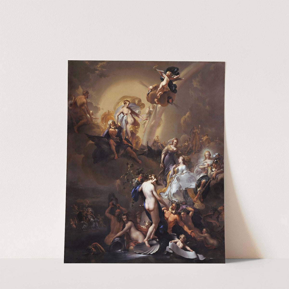 Allegory On The Expansion Of Amsterdam (C.1663) by Nicolaes Pietersz. Berchem