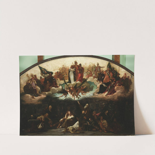 Allegory - Vision in the prison by Henryk Rodakowski