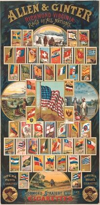 Allen & Ginter, Richmond-Virginia, flags of all nations