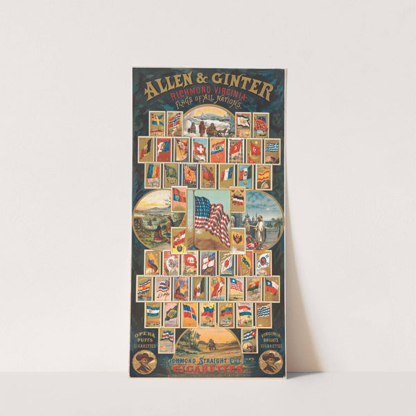 Allen &amp; Ginter, Richmond-Virginia, flags of all nations by Geo. S. Harris &amp; Sons