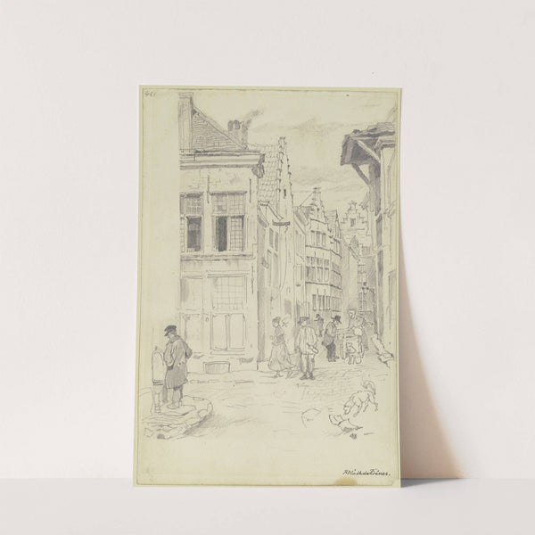 Alley in Antwerp by Rudolf Hirth du Frênes