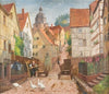 Alley in historic Marburg town