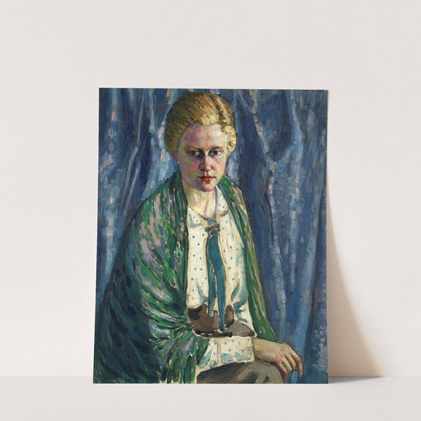 Alma Koskeli portree (between 1916 and 1917) by Konrad Mägi