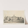 Alms House Hospital, Bellevue. (1825) by Sarony, Major &amp; Knapp Lith.