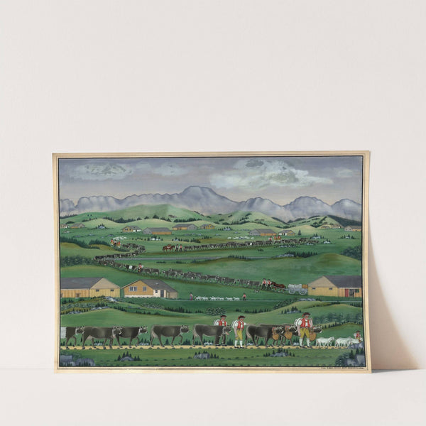 Alpaufzug (1914) by Johannes Zuelle