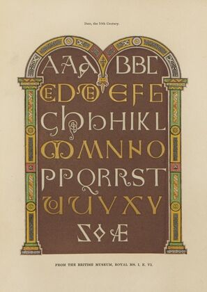 Alphabets:numerals, and devices of the middle ages Pl.02
