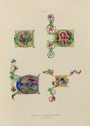 Alphabets:numerals, and devices of the middle ages Pl.12