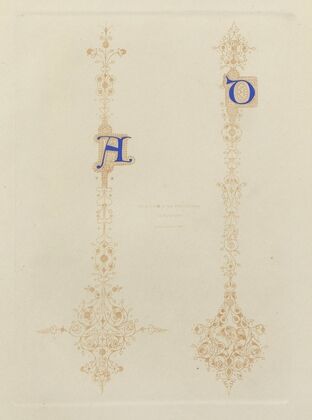 Alphabets:numerals, and devices of the middle ages Pl.25