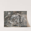 Alpheus and Arethusa by Jacques Antoine Marie Le Moine