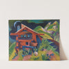 Alphütte (1919) by Ernst Ludwig Kirchner