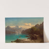Alpine Landscape by Franz Richard Unterberger